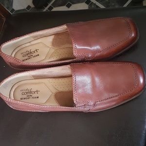 Strictly Comfort Memory foam Brown Loafers Shoes